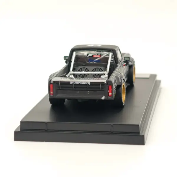 F-150 Hoonitruck Diecast Model Car 1/64 Black Collection - Image 4