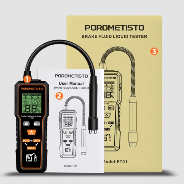 Digital Brake Fluid Tester DOT3/DOT4/DOT5.1 with LCD - Image 7