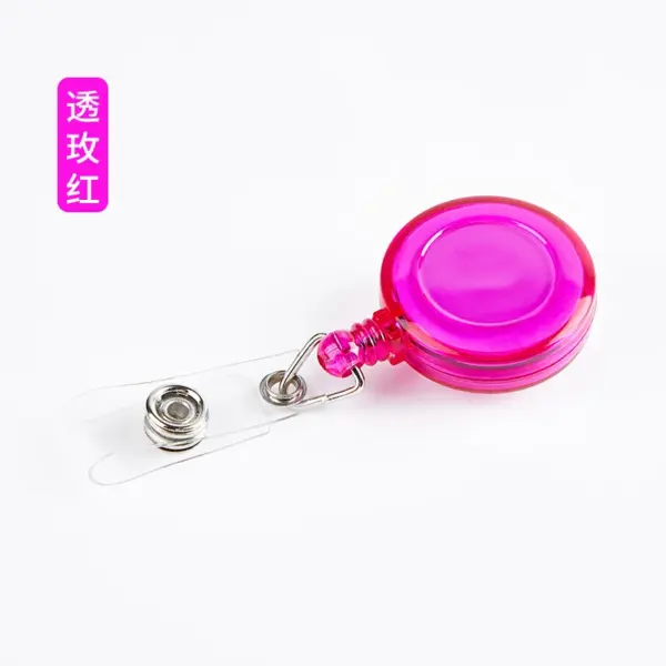 10pcs Retractable Badge Reel with Nylon Cord - Image 11