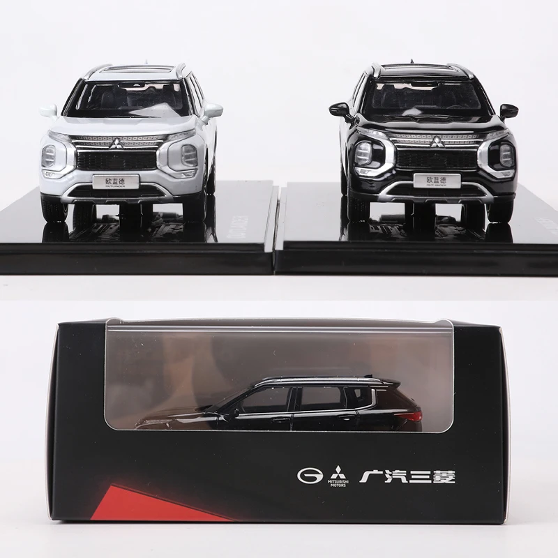 1:43 Outlander SUV Diecast Model Car Black/White 3 1:43 Outlander SUV Diecast Model Car Black/White - Image 3