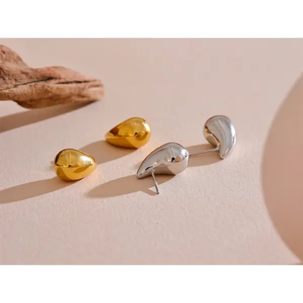 Yhpup Water Drop Stud Earrings for Women - Image 3