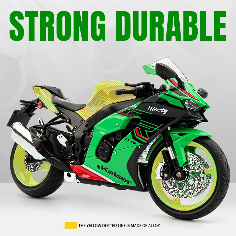 Kawasaki Ninja ZX-10R Diecast Model Motorcycle 5 Kawasaki Ninja ZX-10R Diecast Model Motorcycle - Image 5