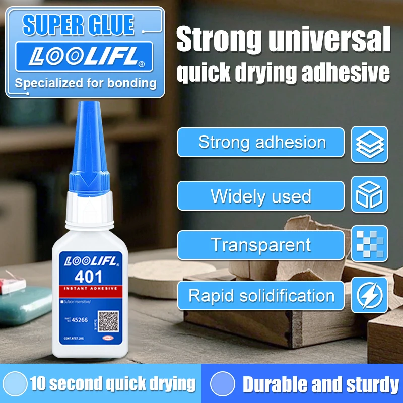 LOOLIF 401 Super Glue 20g Instant Bond 3 LOOLIF 401 Super Glue 20g Instant Bond - Image 3