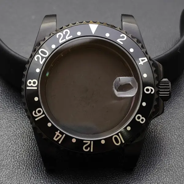 GMT 40.5MM Bidirectional Sapphire Watch Case for NH34 NH35 - Image 27