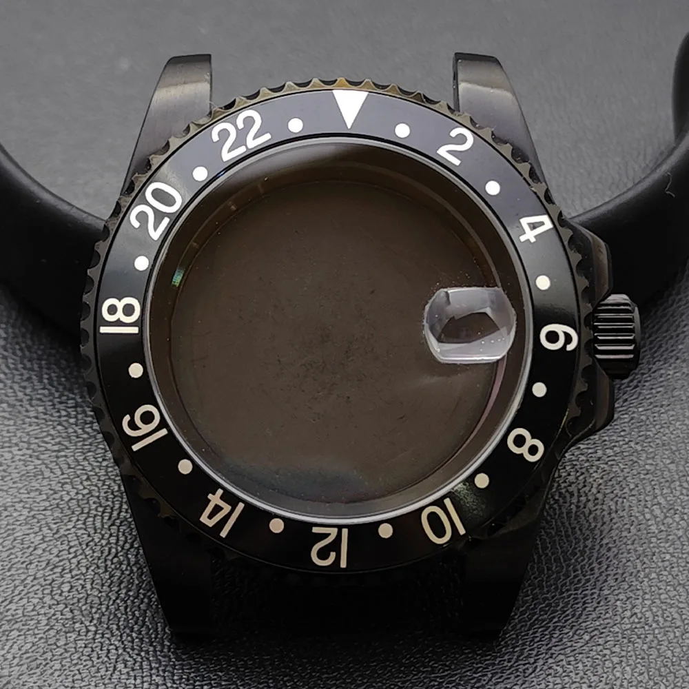 GMT 40.5mm Bidirectional Sapphire Watch Case for NH34/NH35 27 GMT 40.5mm Bidirectional Sapphire Watch Case for NH34/NH35 - Image 27