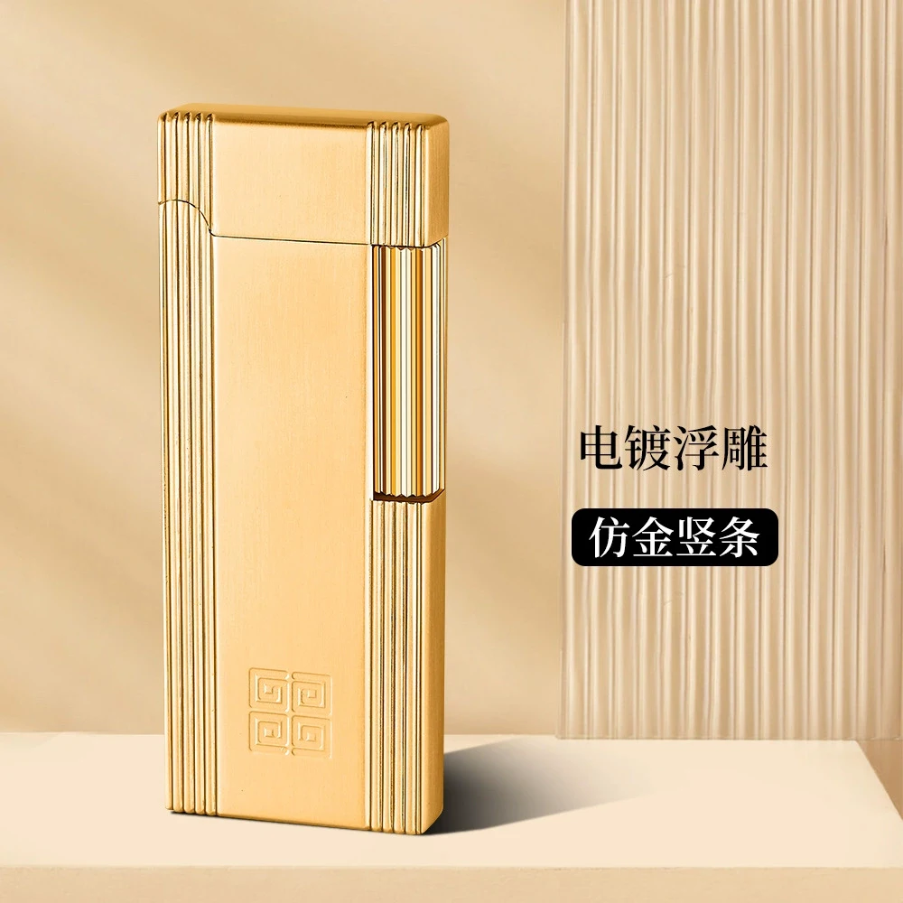 Ultrathin Metal Gas Lighter BD8065 for Men 13 Ultrathin Metal Gas Lighter BD8065 for Men - Image 13