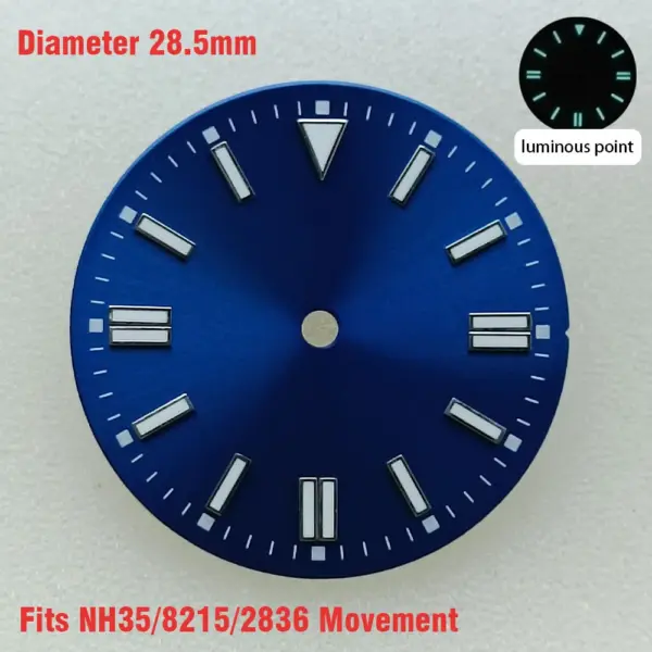 28.5mm Luminous Watch Dial for NH35/NH36/8215/2836 - Image 34