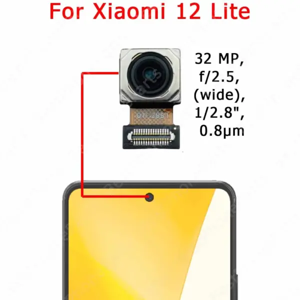 Selfie Front Camera for Xiaomi Mi 12 Series - Image 5