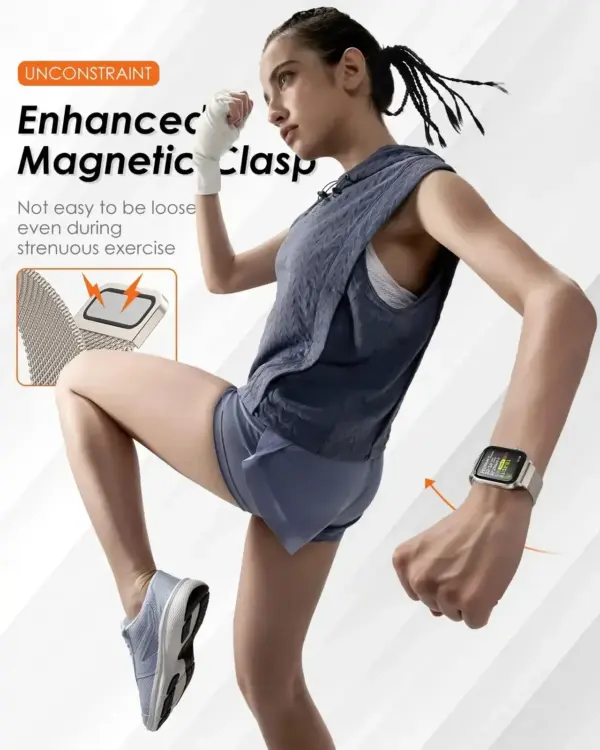 Milanese Loop for Apple Watch Series 10 9 8 7 6 5 Ultra 2 - Image 4
