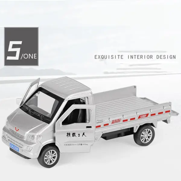 1:32 WULING Van Truck Model Alloy Toy for Collectors - Image 5