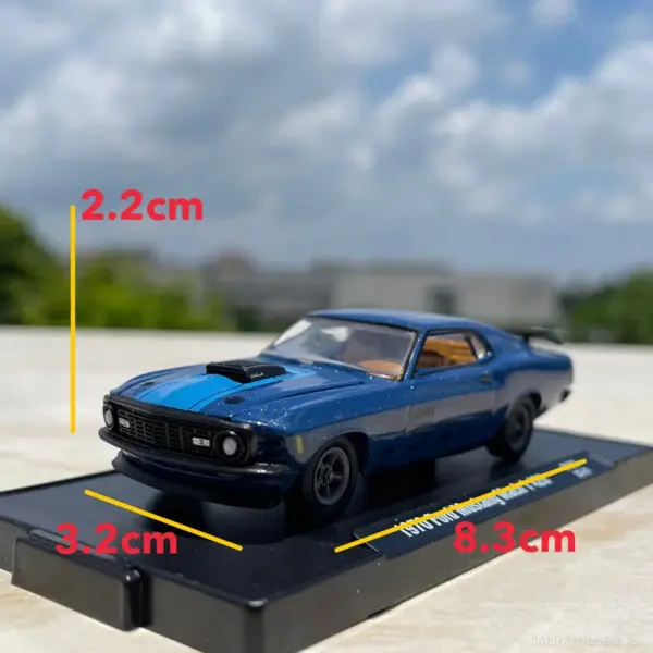 1:64 1970 Mustang Mach 1 Diecast Model - Image 2