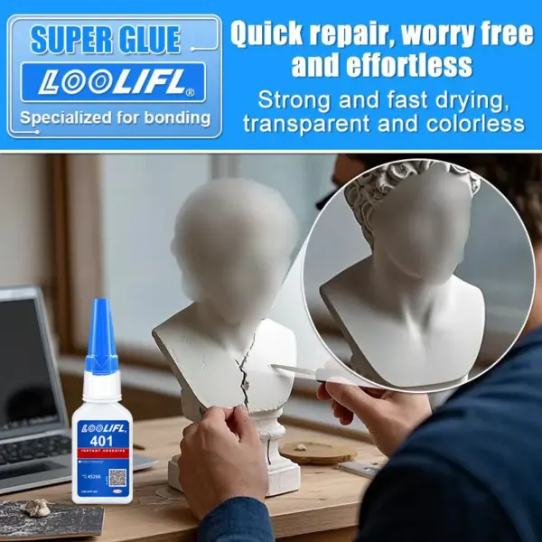 LOOLIFL 401 Instant Strong Super Glue 20g - Image 5