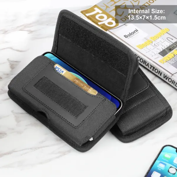 HAWEEL Nylon Phone Waist Bag for iPhone and Galaxy - Image 5