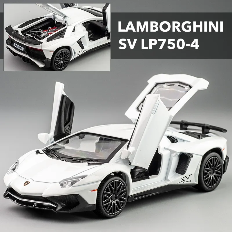 1:32 Lamborghini LP750-4 Diecast Toy Car 8 1:32 Lamborghini LP750-4 Diecast Toy Car - Image 8