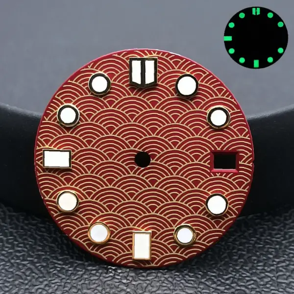 28.5MM Luminous Watch Dial for NH35/36 Movements - Image 2