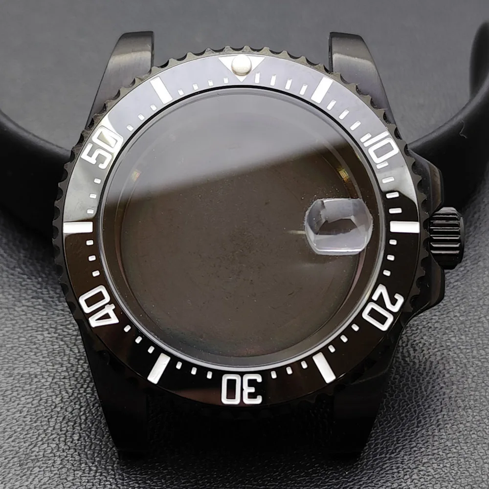 GMT 40.5mm Bidirectional Sapphire Watch Case for NH34/NH35 51 GMT 40.5mm Bidirectional Sapphire Watch Case for NH34/NH35 - Image 51