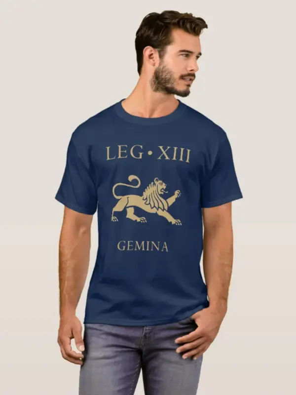 Roman Legion SPQR T-Shirt Lion Emblem S-3XL - Image 6