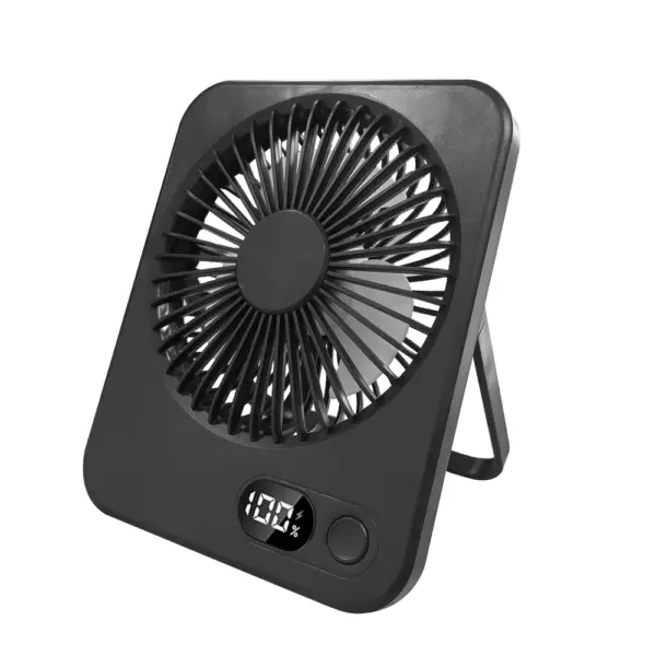 Portable USB Rechargeable Desk Fan with 5 Speeds - Image 7