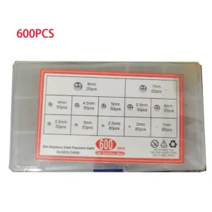 304 Stainless Steel Ball Bearing Set 15 Sizes 580pcs 17 S78034b14576046c8a8f6a8abcff3767fY