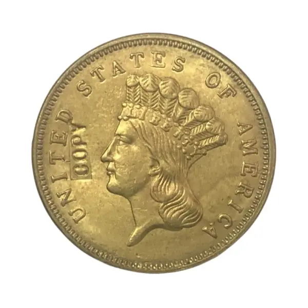 1860s US Three Dollar Antique Coin Replica - Image 6