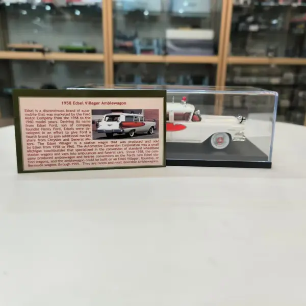 1/43 Resin Edsel Corsair Ambulance Model Collectible - Image 5