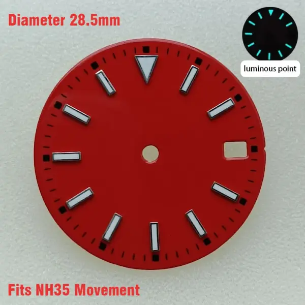 28.5mm Luminous Watch Dial for NH35/NH36/8215/2836 - Image 24