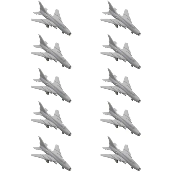 Russia Su-17 Fitter Model Kit Set 10PCS 1/2000 Scale - Image 9