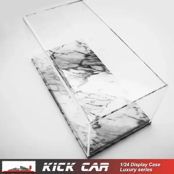 1/24 Model Car Display Case with Leather Base - Image 23