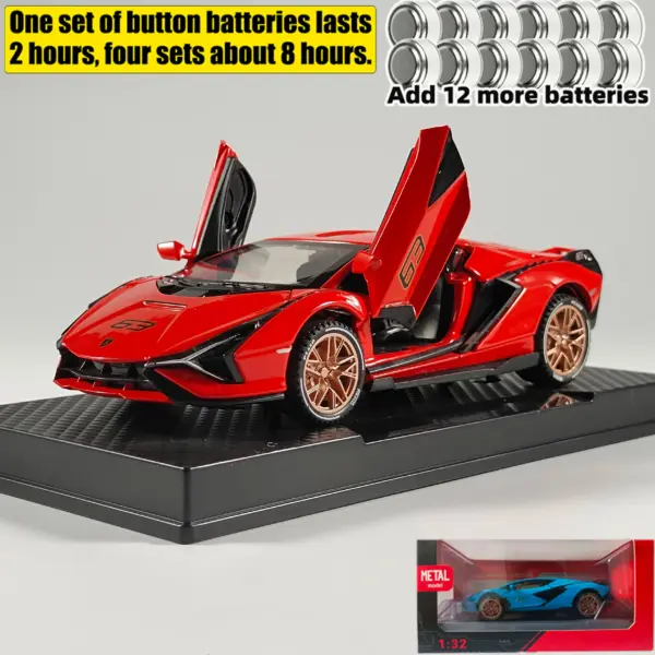 1:32 Sian FKP 37 Supercar Diecast Model - Image 13