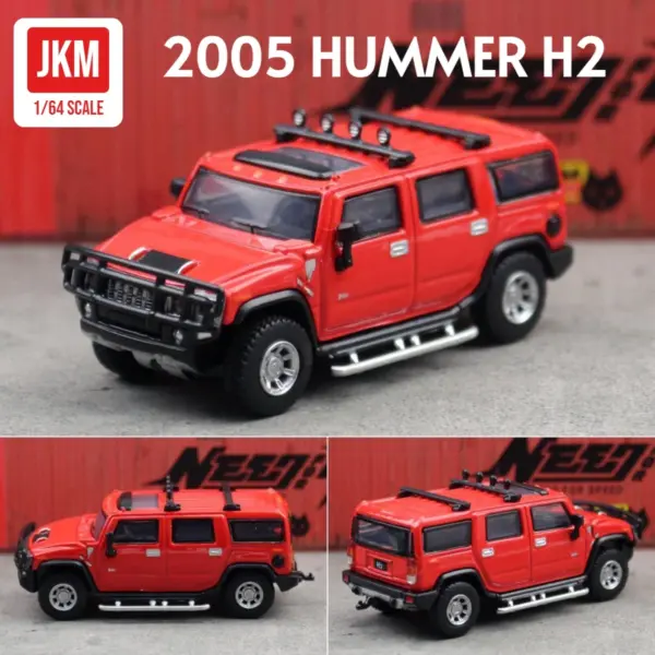 1/64 Hummer H2 SUV Diecast Model Toy Car - Image 10