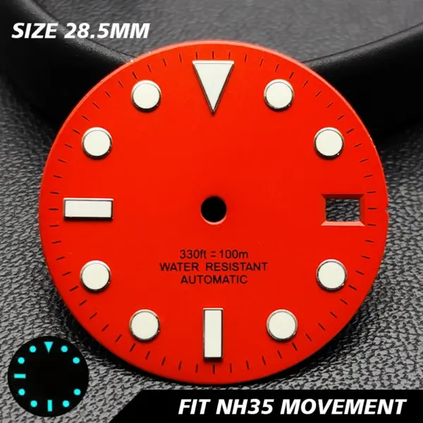 28.5mm GMT Calendar Watch Dial for NH34 NH35 Models - Image 59