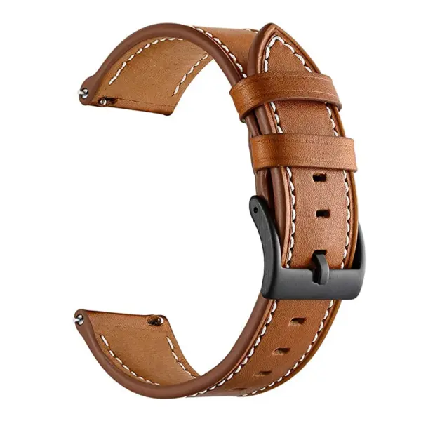 22mm Leather Watch Strap for Amazfit GTR 3 - Image 10