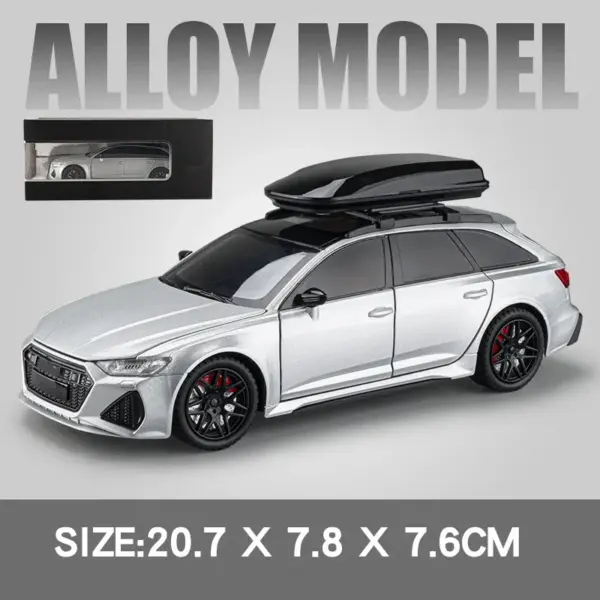 1/24 Audi RS6 Diecast Model Car - Image 10