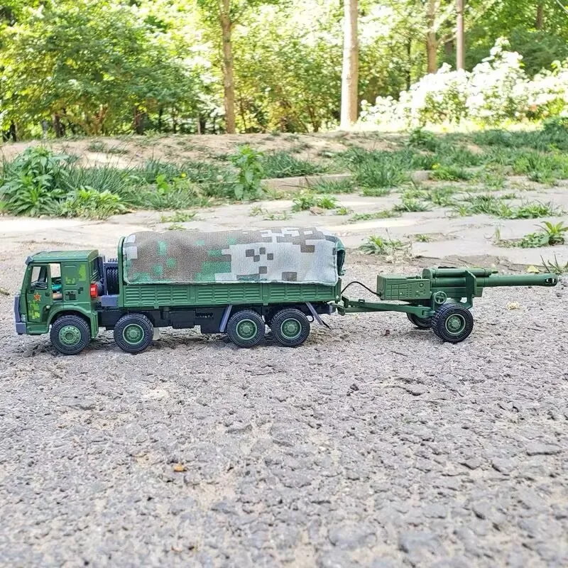 1:50 Alloy Military Truck Model Military Trailer 6 1:50 Alloy Military Truck Model Military Trailer - Image 6