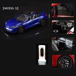 1:24 Tesla Roadster Toy Model 46 S7ac7a824768f451da9a9e141076a664fT