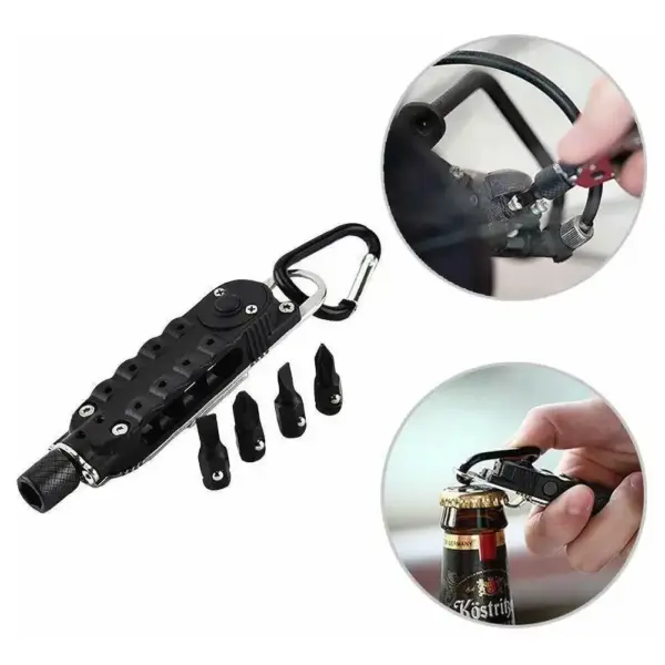 Multifunctional Mini Screwdriver Keychain Tool - Image 6