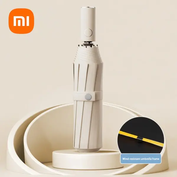 Xiaomi 16 Bone Automatic Collapsible Umbrella for Adults - Image 10