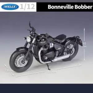 Welly 1/12 Triumph Bonneville Bobber Motorcycle Model 10 S7b2d4fb007a643aabde1b3f460832acaj