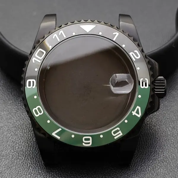 GMT 40.5MM Bidirectional Sapphire Watch Case for NH34 NH35 - Image 65
