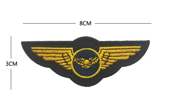 Pilot Aviation Badge Embroidered Armband Morale Patch - Image 7