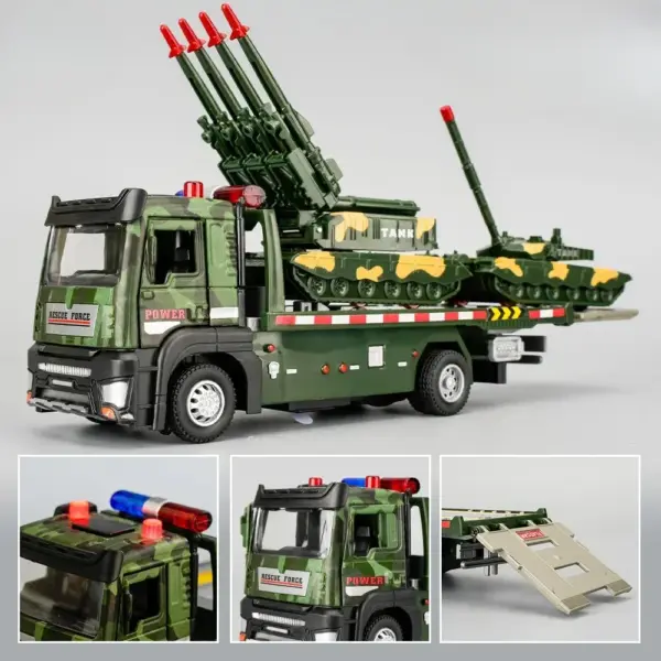 1/32 ZTZ-99 Tank Transport Model Toy Car - Image 7