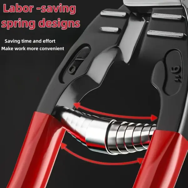 8-Inch Diagonal Cutting Pliers for Wire Cutting - Image 4