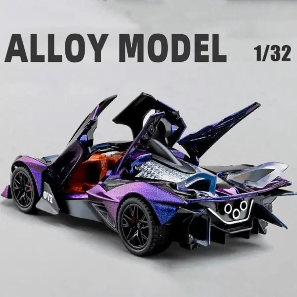1:32 Apollo Project EVO Diecast Car Toy - Image 2