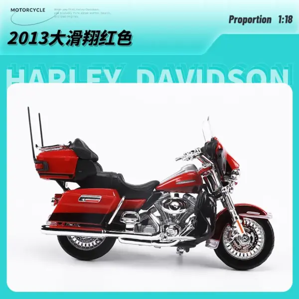 Maisto 1:18 Harley-Davidson Motorcycle Model - Image 2