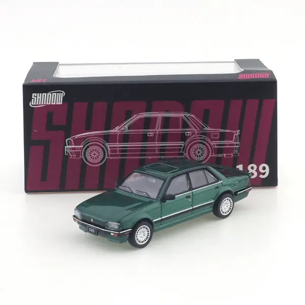 Die Cast Peugeot 505 Sedan 1/64 Model Car - Image 10