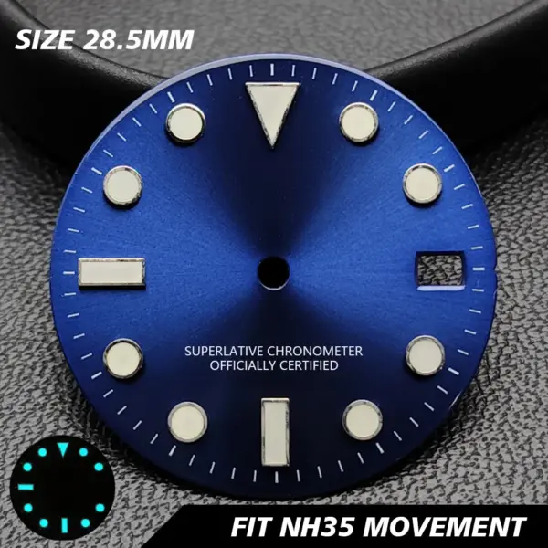 28.5mm GMT Calendar Watch Dial for NH34 NH35 Models - Image 25