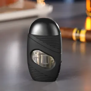 Visible Gas Windproof Cigarette Cigar Lighter Blue Flame Torch 25 S7c4251217cfe4325a7b9ef40b252de61w