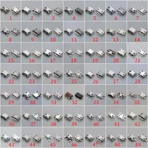 50-Pack Micro USB 5Pin Charging Ports for Devices 7 S7c4a9665cf774320824877ec38a2a7d5d 1