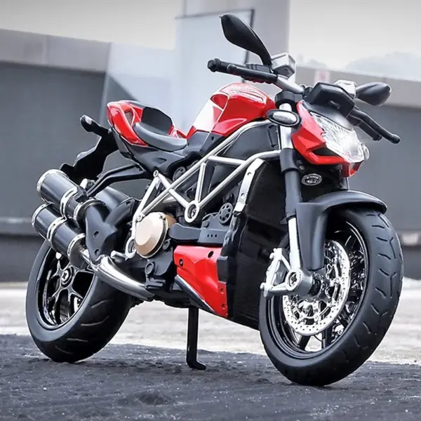 1:12 Ducati Streetfighter Diecast Motorcycle Model - Image 6