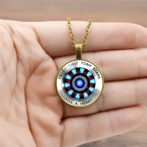 Marvel Ironman Arc-Reactor Necklace Pendant for Collectors - Image 2